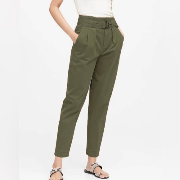 Banana republic High-Rise Tapered Cropped Pant - Picture 1 of 8